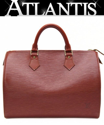 Louis Vuitton Epi Speedy 30 Kenya Brown Boston Bag