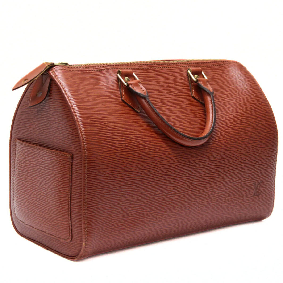 Louis Vuitton Epi Speedy 30 Kenya Brown Boston Bag