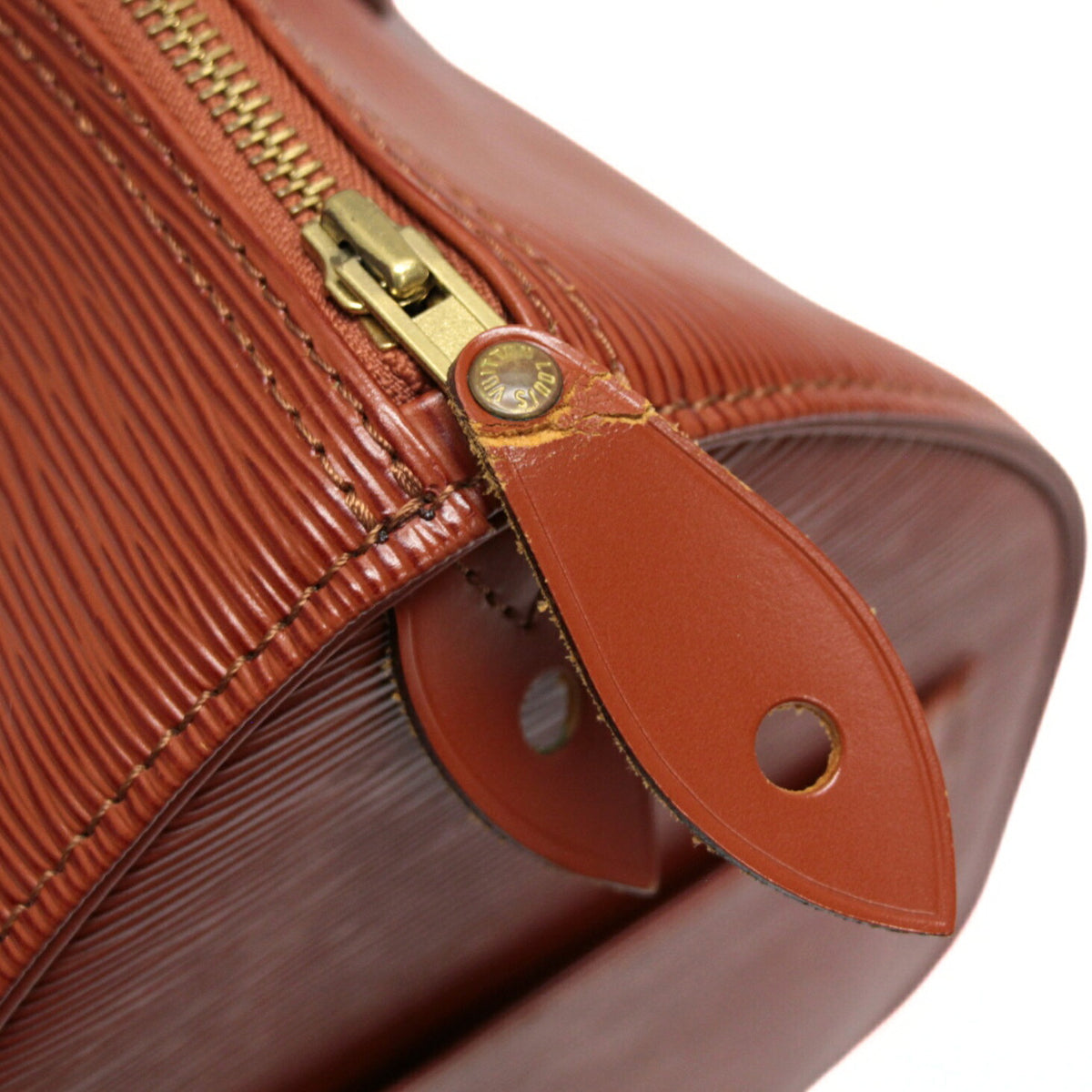 Louis Vuitton Epi Speedy 30 Kenya Brown Boston Bag