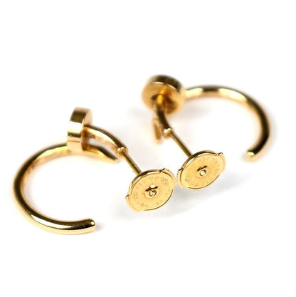 CARTIER Juste un Clou Nail Motif K18 Gold Earrings