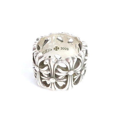 CHROME HEARTS Cemetery Cross Ring Silver 925 Size JP 21