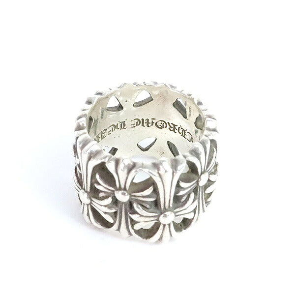CHROME HEARTS Cemetery Cross Ring Silver 925 Size JP 21