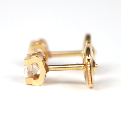 CARTIER C de Cartier Diamond Pink Gold Earrings
