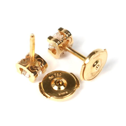 CARTIER C de Cartier Diamond Pink Gold Earrings