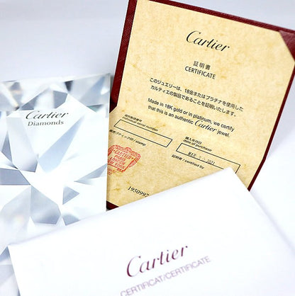 CARTIER C de Cartier Diamond Pink Gold Earrings