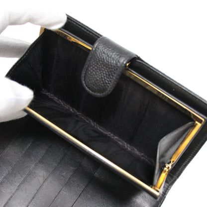 CHANEL Vintage Caviar Coco Wallet Black