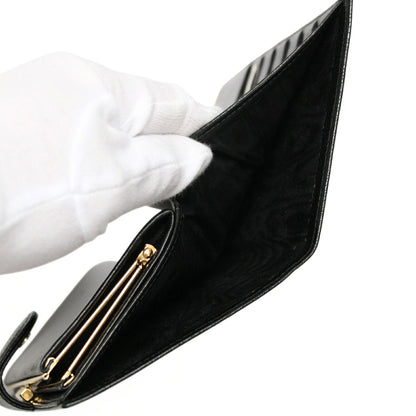 CHANEL Vintage Caviar Coco Wallet Black