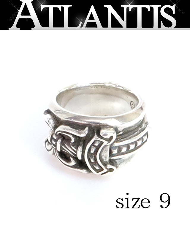 CHROME HEARTS Dagger Ring Silver 925 Size JP 9
