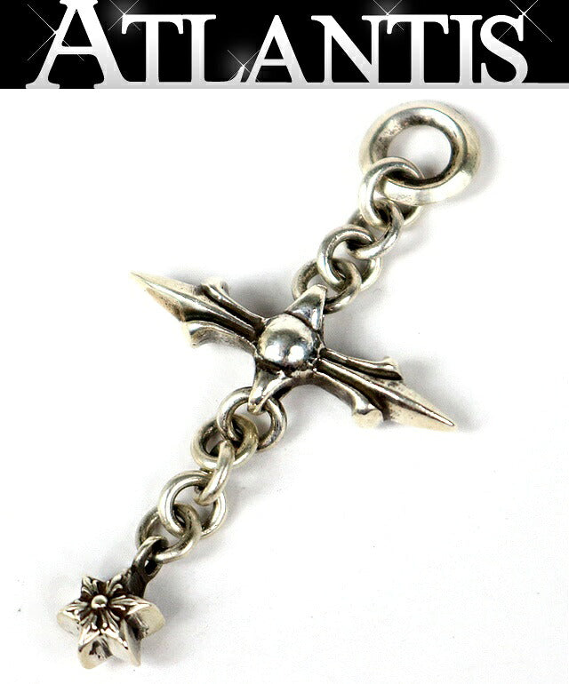 CHROME HEARTS Rory Cross Charm Pendant Silver 925