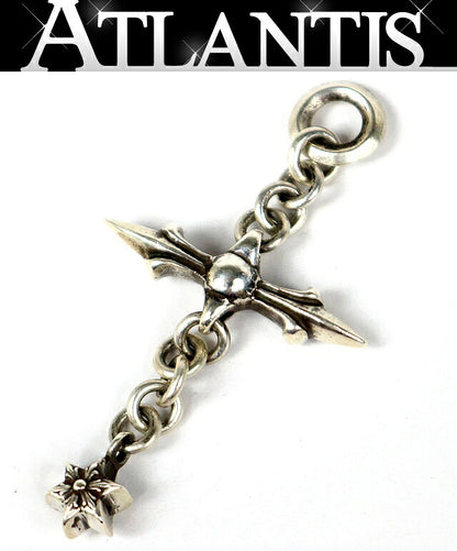 CHROME HEARTS Rory Cross Charm Pendant Silver 925