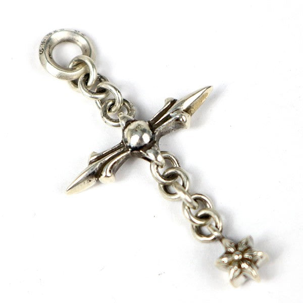 CHROME HEARTS Rory Cross Charm Pendant Silver 925