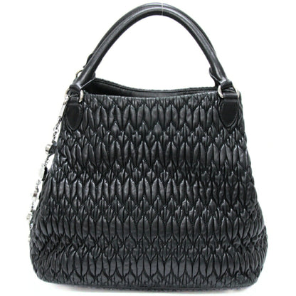 Miu Miu Matelasse Bijoux Nappa Bag Black