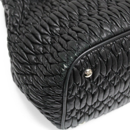 Miu Miu Matelasse Bijoux Nappa Bag Black