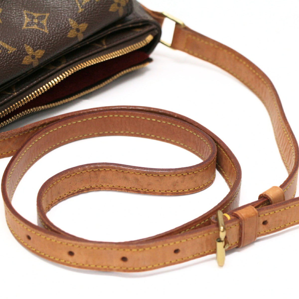 Louis Vuitton Monogram Vivacite Bag Brown
