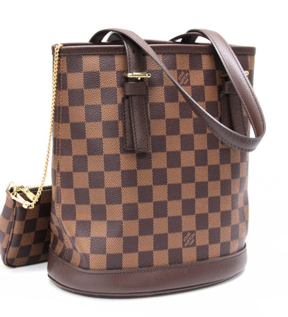 LOUIS VUITTON Mare Damier Pouch Bag Brown