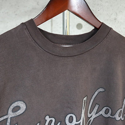 FEAR OF GOD Logo Short Sleeve T-Shirt Burgundy Size M