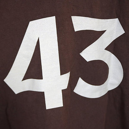 FEAR OF GOD Logo Short Sleeve T-Shirt Burgundy Size M