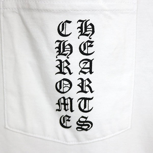 CHROME HEARTS Tokyo Exclusive Scroll T-Shirt White Size XXL