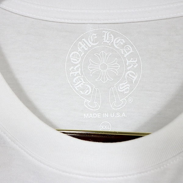 CHROME HEARTS Tokyo Exclusive Scroll T-Shirt White Size XXL