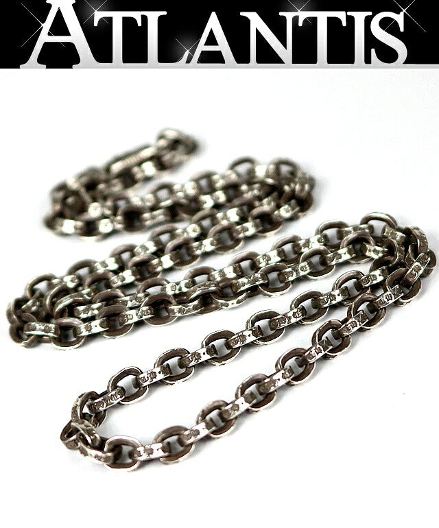 CHROME HEARTS Paper Chain Necklace Silver
