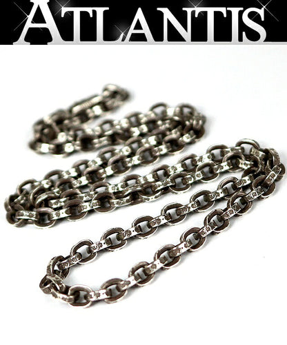 CHROME HEARTS Paper Chain Necklace Silver
