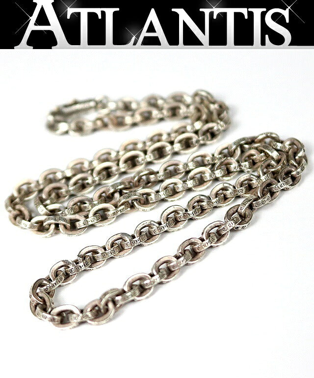 CHROME HEARTS Paper Chain Necklace Silver