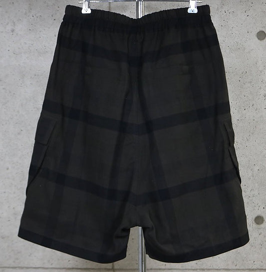 RICK OWENS Black/Gray Cargo Bela Shorts Size 46
