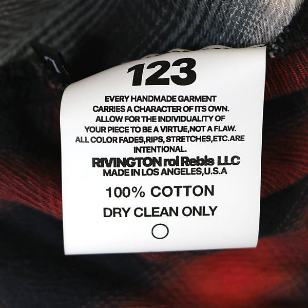 RRR123 Multicolor Cotton NAZARENE Long Sleeve Shirt Size L
