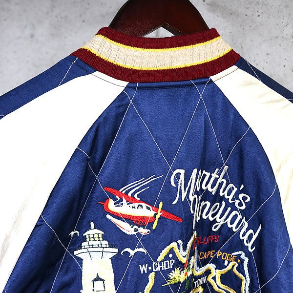 RALPH LARUREN Oak Bluffs Souvenir Jacket Blue/White Size S