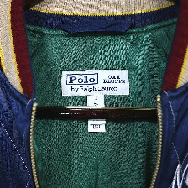 RALPH LARUREN Oak Bluffs Souvenir Jacket Blue/White Size S