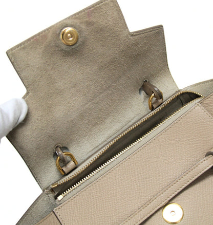 CELINE Nano Leather 2WAY Belt Bag Beige