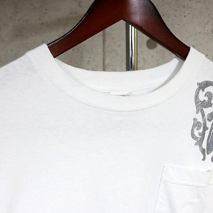 CHROME HEARTS Vintage Silver Logo T-Shirt White Size S