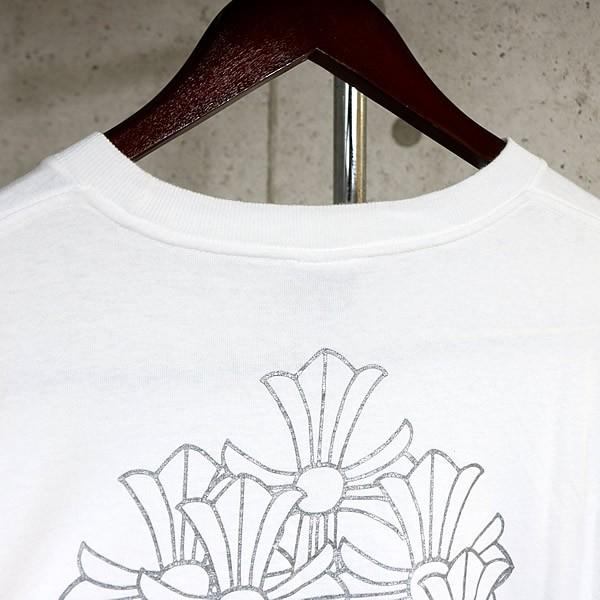 CHROME HEARTS Vintage Silver Logo T-Shirt White Size S