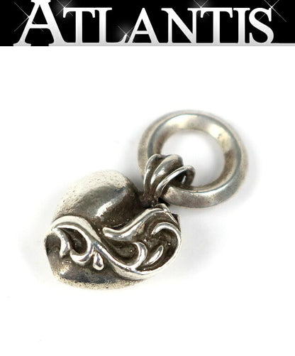 CHROME HEARTS Heart Charm Pendant Silver 925