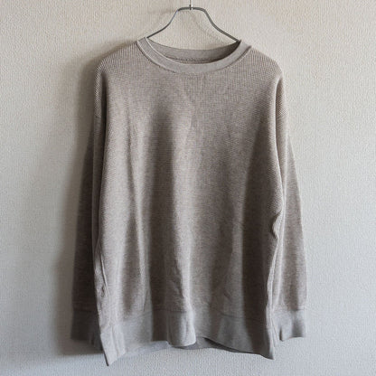 ARTS&SCIENCE Cotton Yak Thermal Top Greige Size M