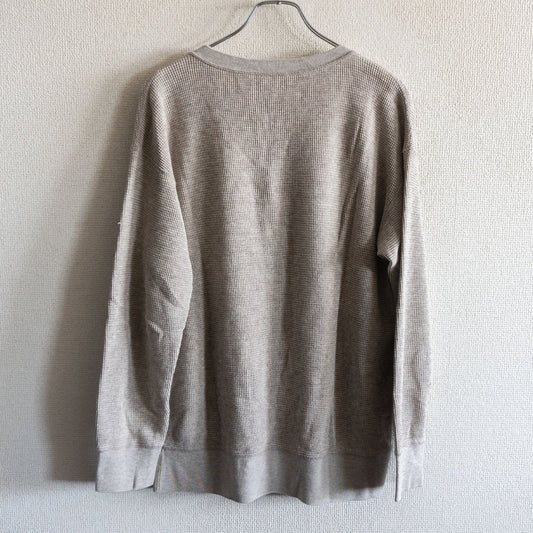 ARTS&SCIENCE Cotton Yak Thermal Top Greige Size M