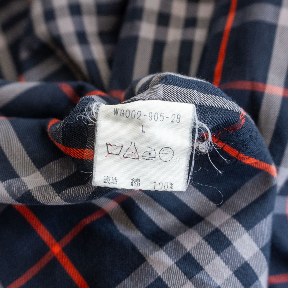 BURBERRYS 90s Cotton Nova Check Lining Swing Top Size L
