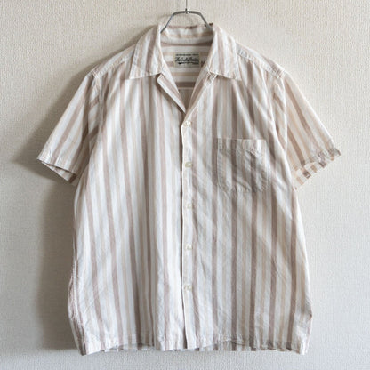 WACKO MARIA Striped Open Collar S/S Shirt Size L