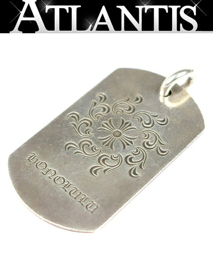 CHROME HEARTS Honolulu Exclusive Large Dog Pendant Silver