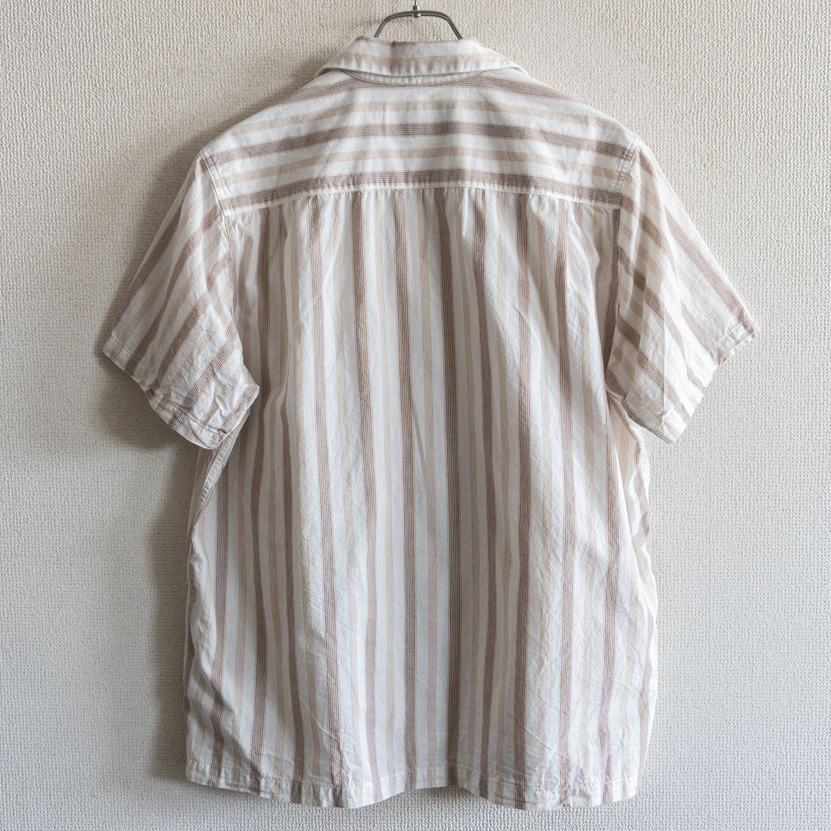 WACKO MARIA Striped Open Collar S/S Shirt Size L
