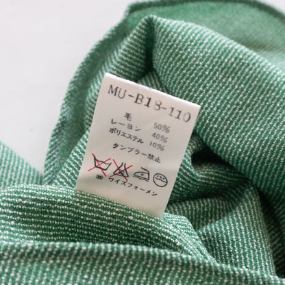Y's for men Wool Rayon Oversized Shirt Green Size XL
