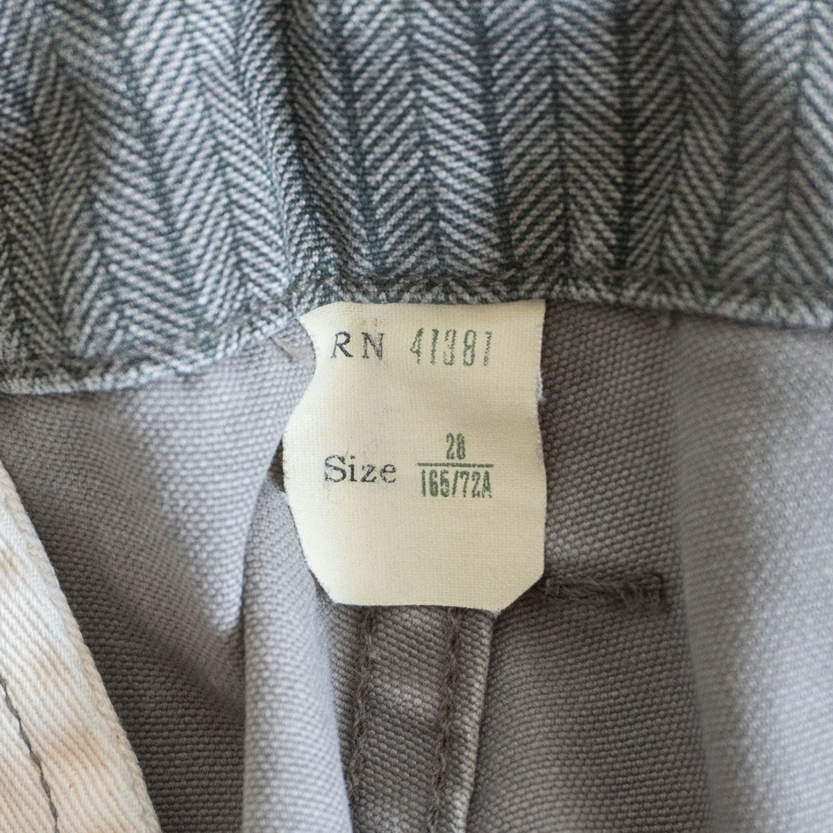 RRL HERRINGBONE TROUSER Pants Size 28
