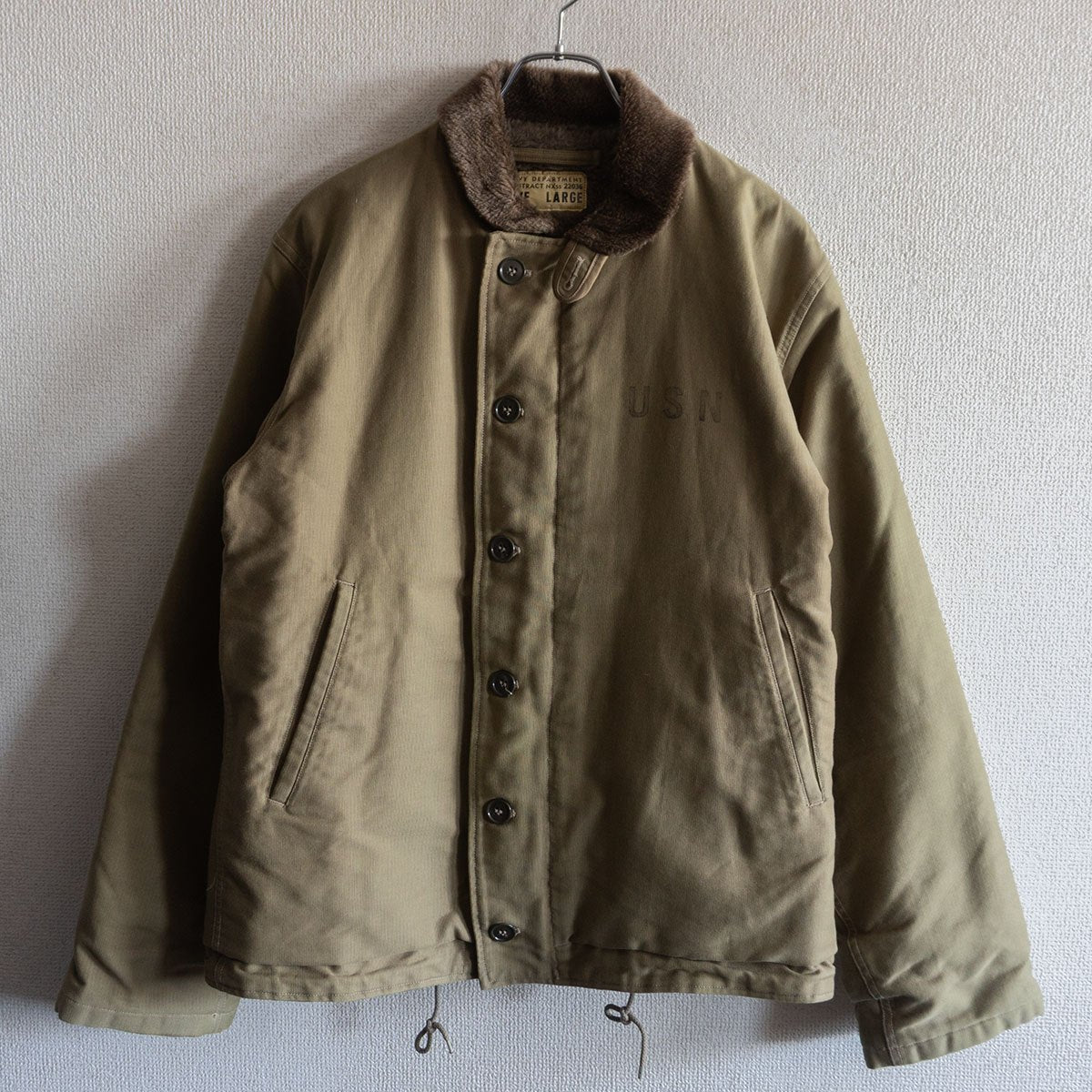 BUZZ RICKSON N-1 Jungle Cloth Deck Jacket Size L