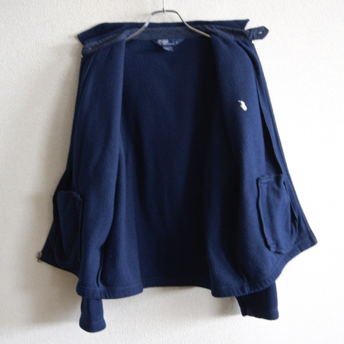 POLO RALPH LAUREN 90s Fleece Swing Top Jacket Navy Size L