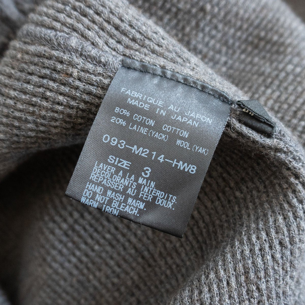 ARTS&SCIENCE Cotton Yak Thermal Top Gray Size L