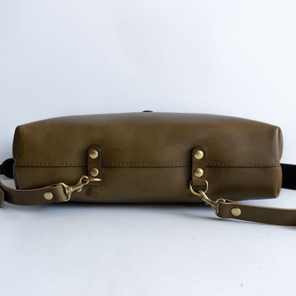 HERZ 3-Way Dalles Leather Bag Green Size ONE SIZE