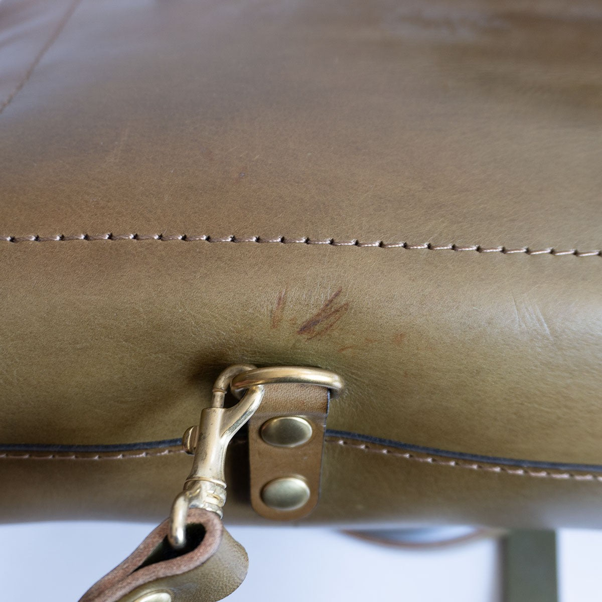HERZ 3-Way Dalles Leather Bag Green Size ONE SIZE