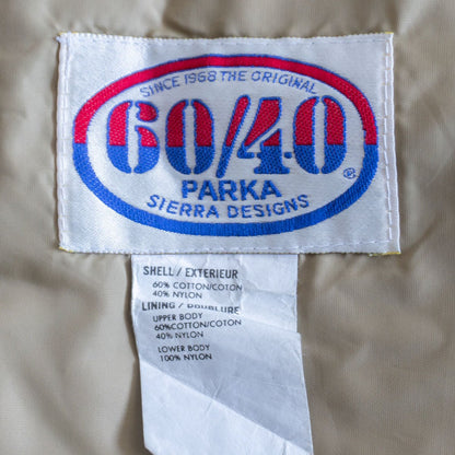 Sierra Designs USA Made 60/40 Cloth Mountain Parka Size L