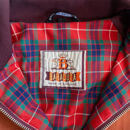 BARACUTA G4 Driving Coat Orange Made in England Size XS