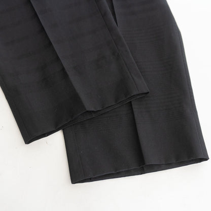 Y's for men 90s Wool 2-Tuck Jacquard Check Slacks Size 32